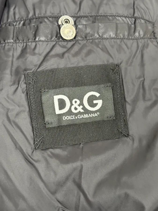 AW2003 Dolce & Gabbana Black Multi Pockets Puffer Jacket hTCKiTQ 10
