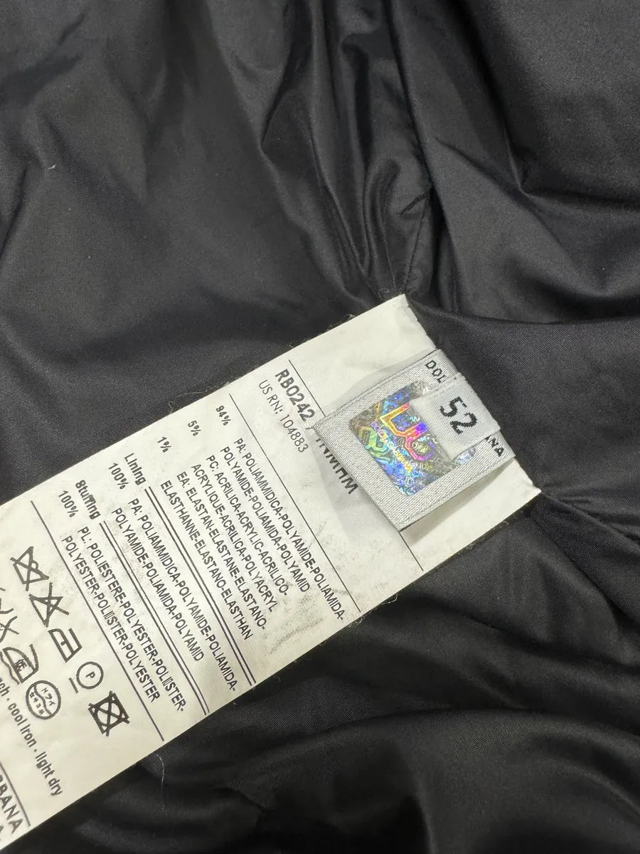 AW2003 Dolce & Gabbana Black Multi Pockets Puffer Jacket (M) PuVvNjN 10