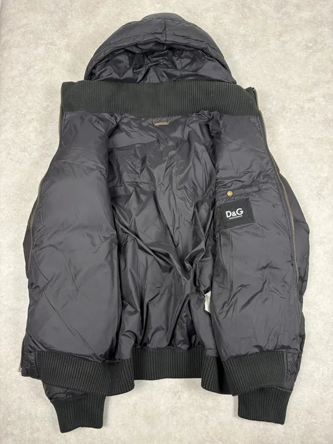 AW2003 Dolce & Gabbana Black Puffer Jacket RBovWJI 6