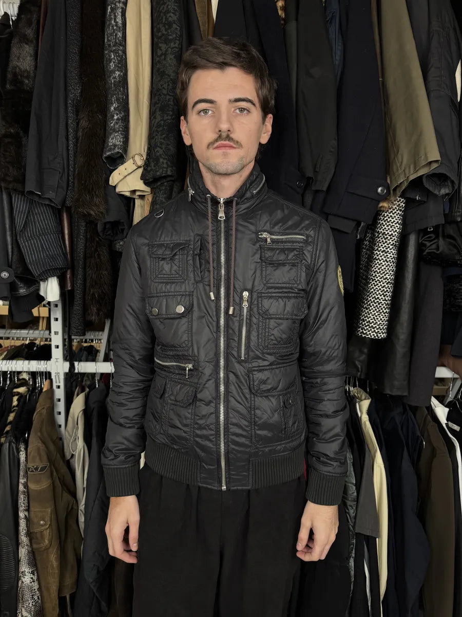 AW2003 Dolce & Gabbana Black Puffer Jacket ubBEffS 2