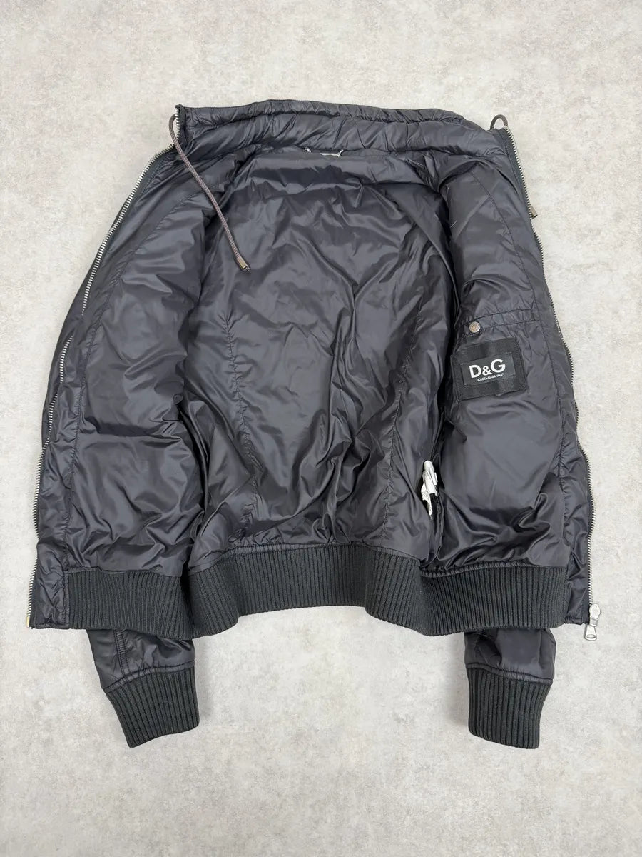 AW2003 Dolce & Gabbana Black Puffer Jacket ubBEffS 5