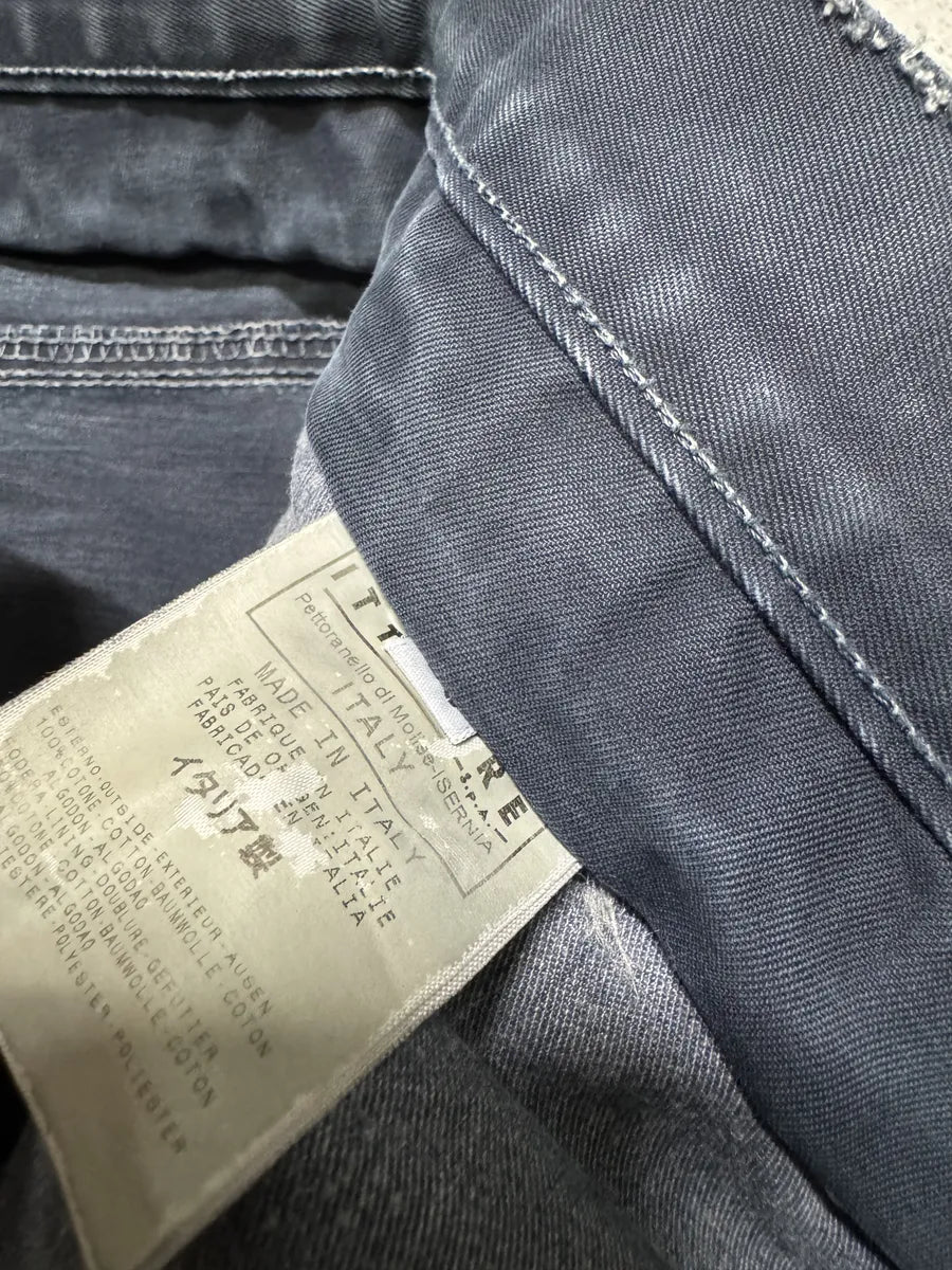 AW2003 Dolce & Gabbana Bleached Multi Pockets Beige/Dark Pants (M/L) mFQtQQw 9