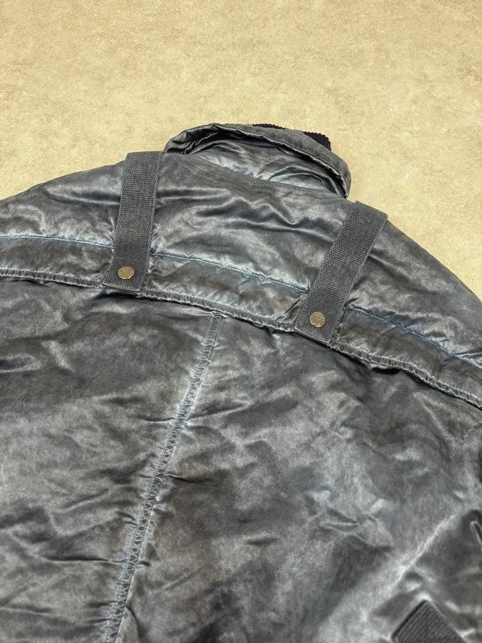 AW2003 Dolce & Gabbana Blue Aviator Bondage Jacket xUVEJki 8