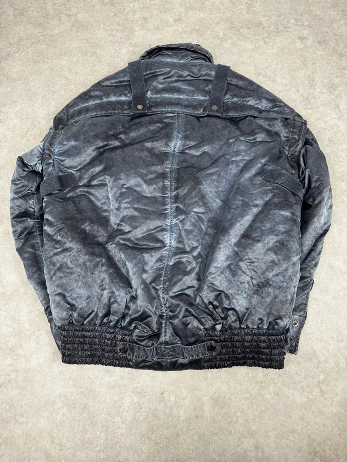 AW2003 Dolce & Gabbana Blue Aviator Bondage Jacket xUVEJki 4