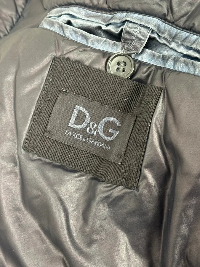 AW2003 Dolce & Gabbana Blue Aviator Bondage Jacket xUVEJki 13