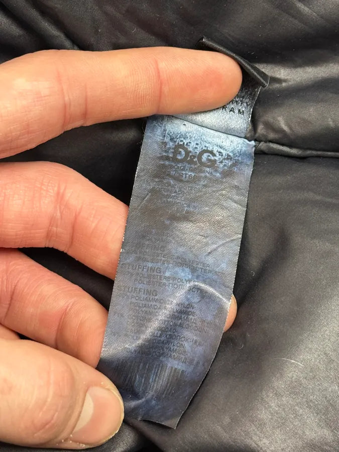 AW2003 Dolce & Gabbana Blue Aviator Bondage Jacket xUVEJki 16