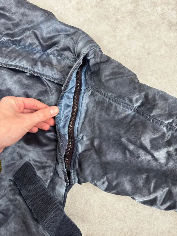 AW2003 Dolce & Gabbana Blue Aviator Bondage Jacket xUVEJki 11