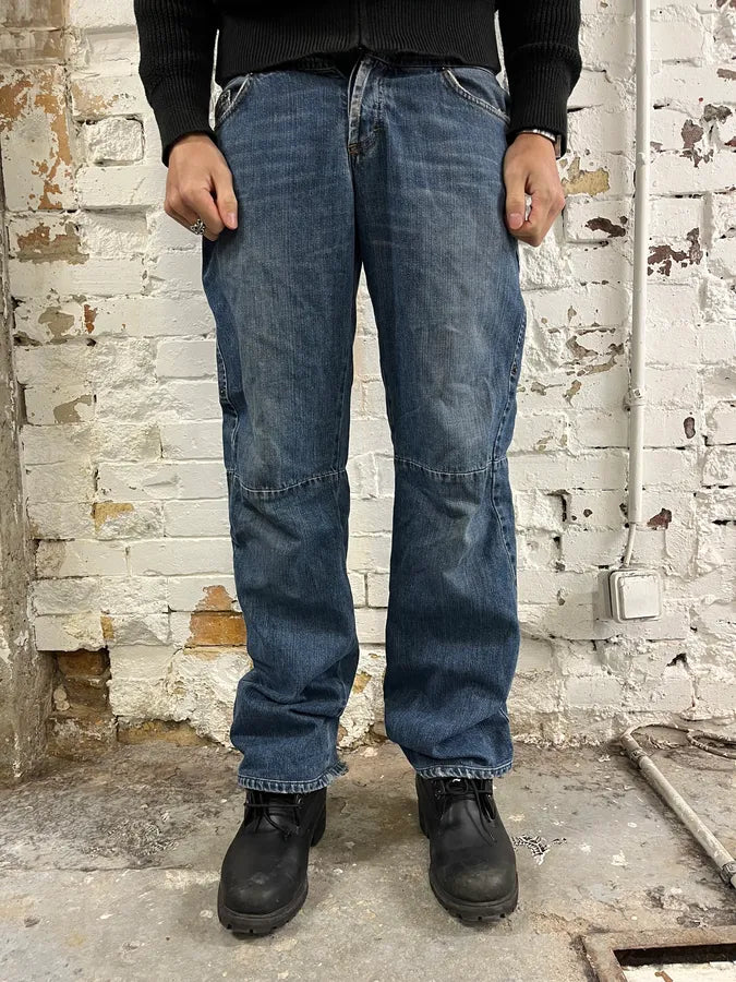 AW2003 Dolce & Gabbana Blue Cargo Jeans AaQSLWr 1