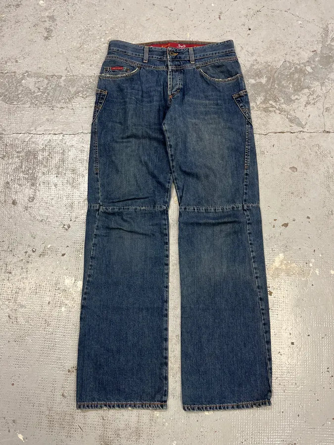 AW2003 Dolce & Gabbana Blue Denim Jeans UzfIpyr 0