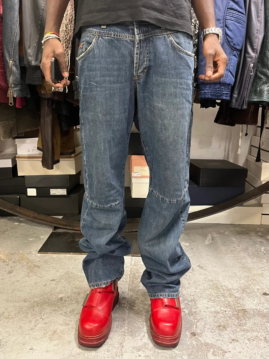 AW2003 Dolce & Gabbana Blue Denim Jeans UzfIpyr 1