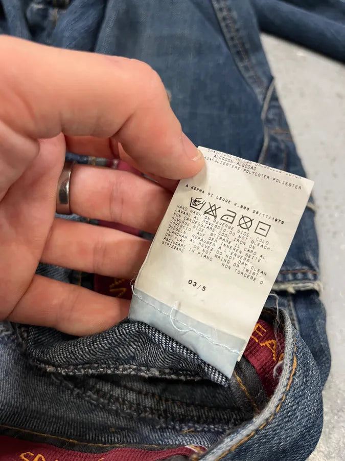 AW2003 Dolce & Gabbana Blue Denim Jeans UzfIpyr 12