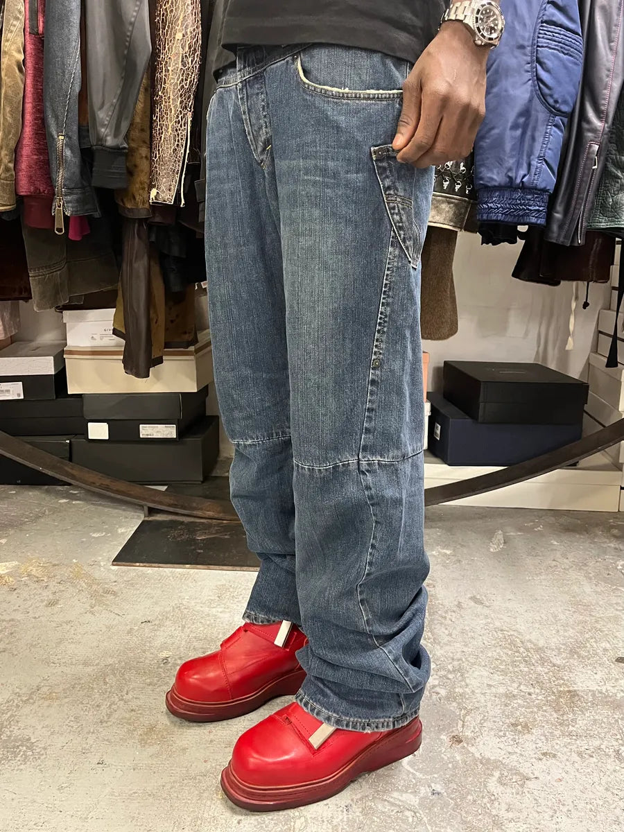 AW2003 Dolce & Gabbana Blue Denim Jeans UzfIpyr 2