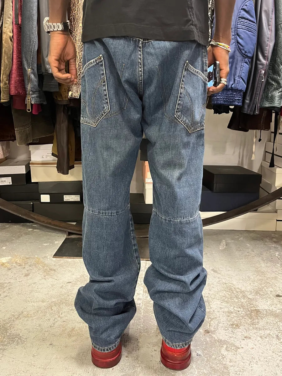 AW2003 Dolce & Gabbana Blue Denim Jeans UzfIpyr 3