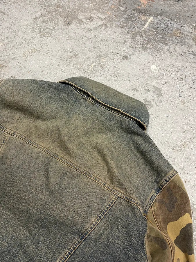 AW2003 Dolce & Gabbana Blue Denim Military Buttoned Jacket (S) GxxdQqx 10