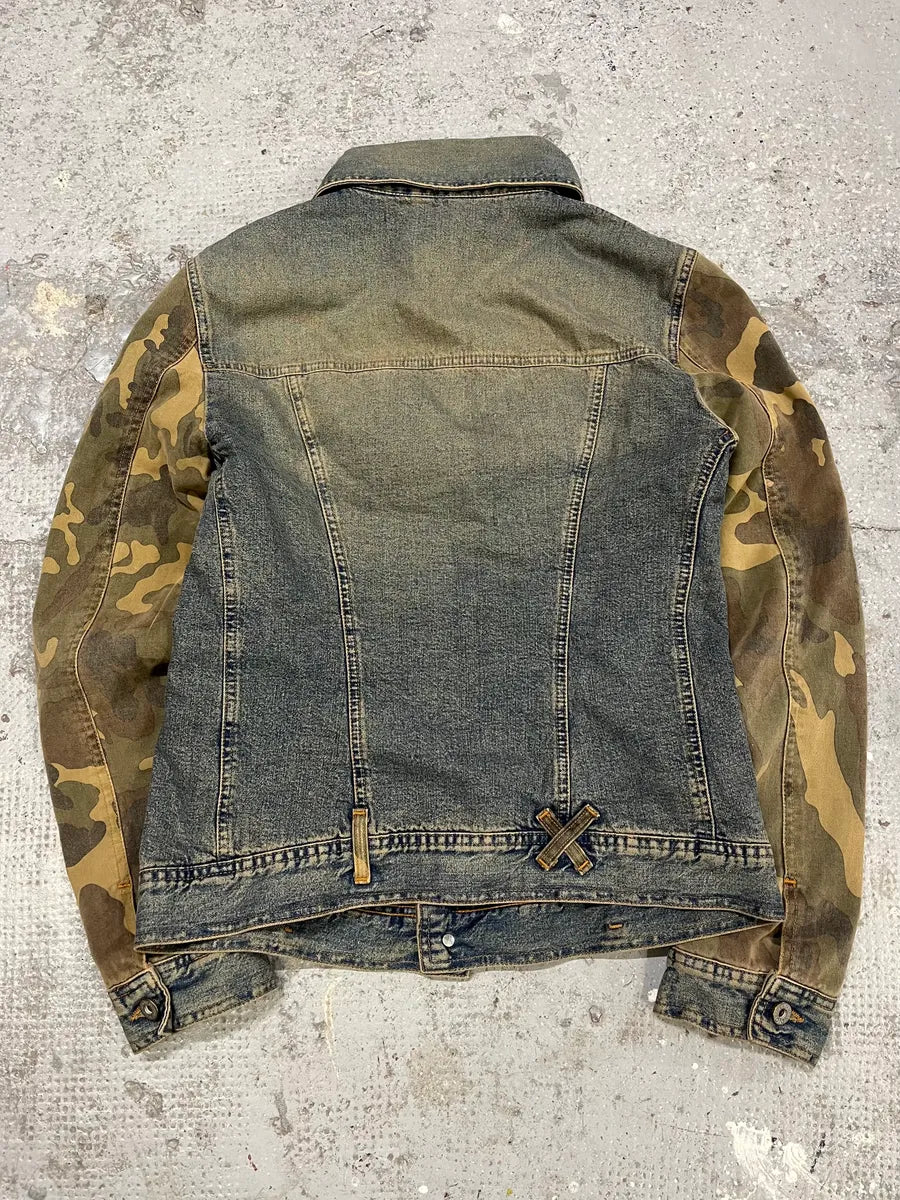 AW2003 Dolce & Gabbana Blue Denim Military Buttoned Jacket (S) GxxdQqx 4