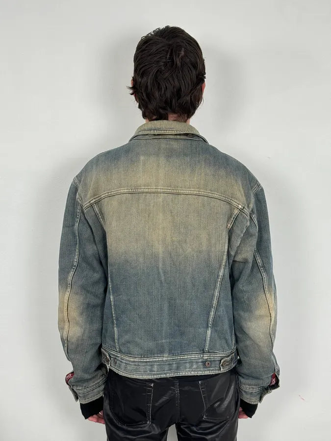 AW2003 Dolce & Gabbana Blue Faded Denim Jacket YSBYgfU 2