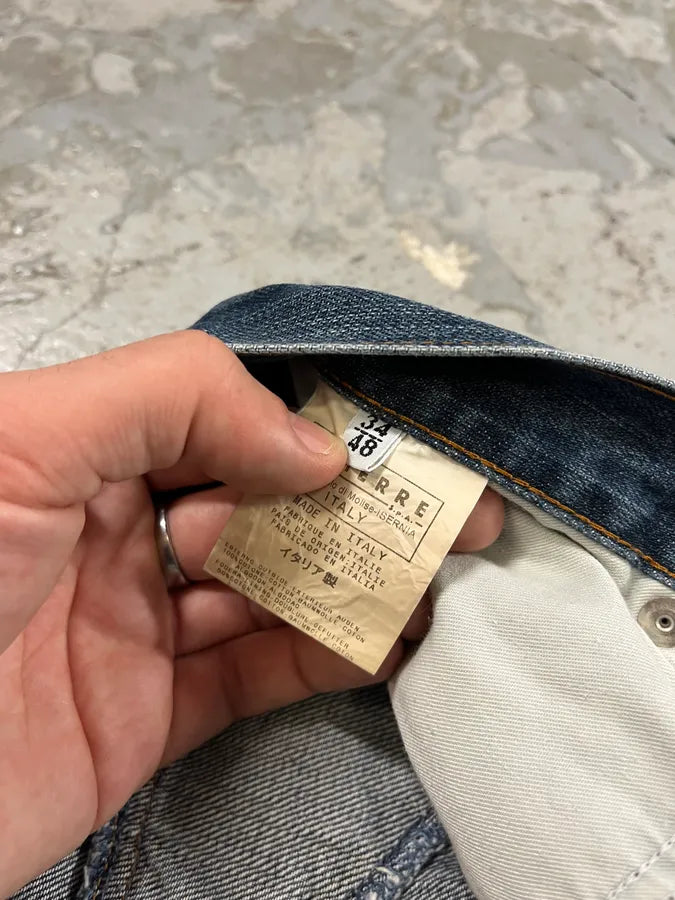 AW2003 Dolce & Gabbana Blue Tornado Denim Jeans mJfQbWa 11