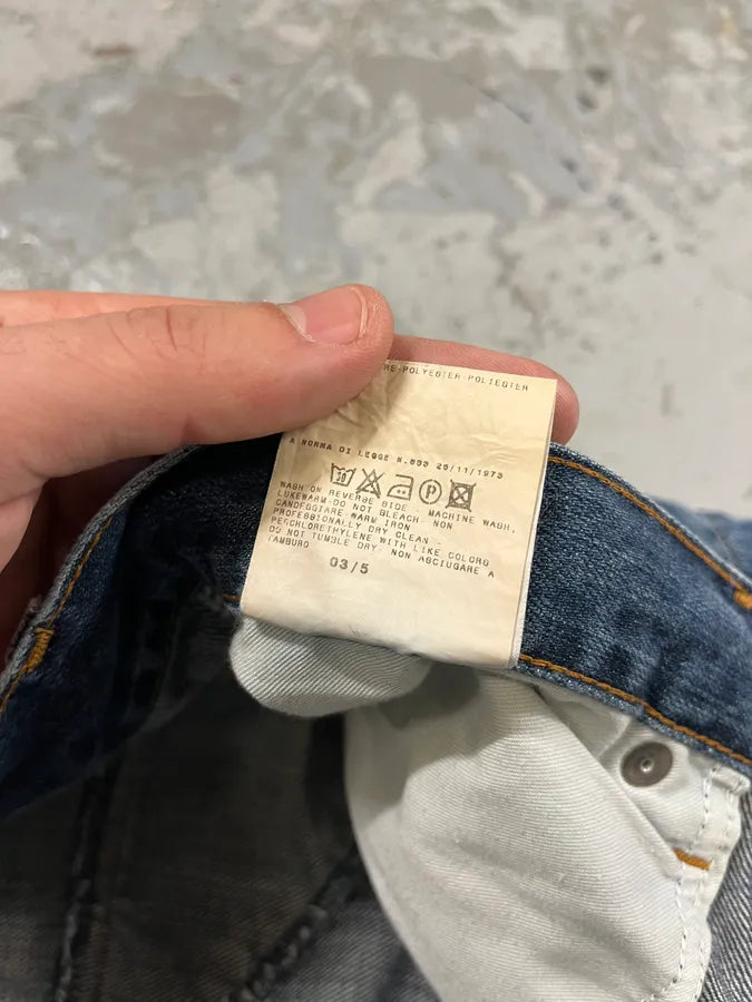 AW2003 Dolce & Gabbana Blue Tornado Denim Jeans mJfQbWa 12