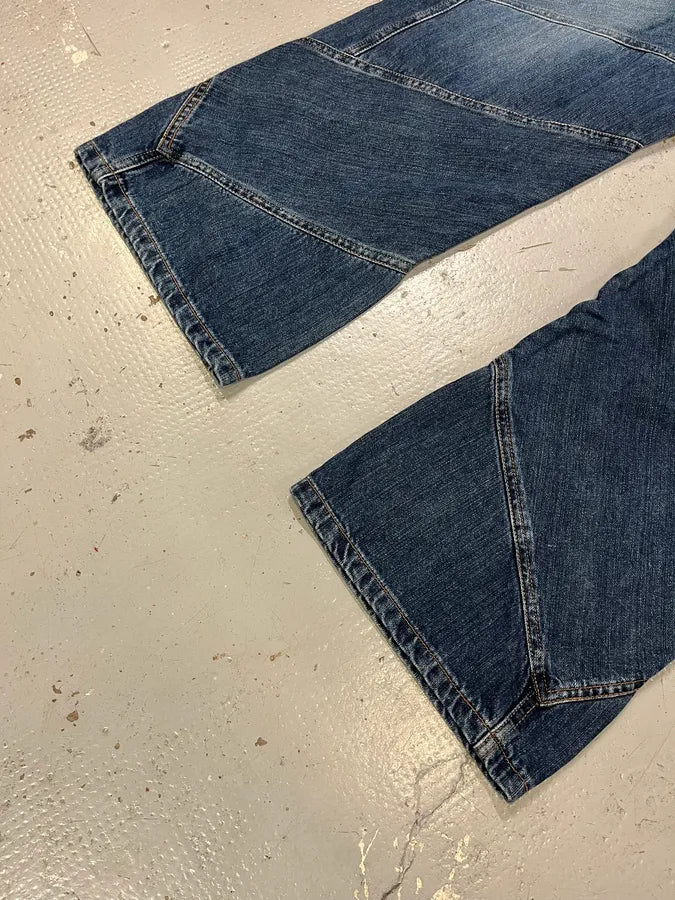 AW2003 Dolce & Gabbana Blue Tornado Denim Jeans mJfQbWa 7