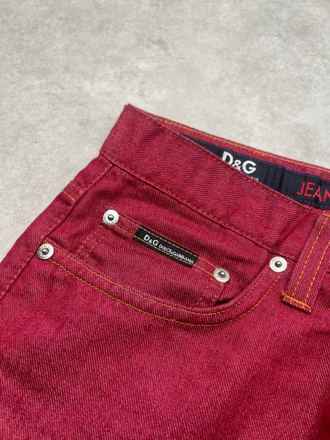 AW2003 Dolce & Gabbana Bordeaux Cozy Pants ikKBlsM 6