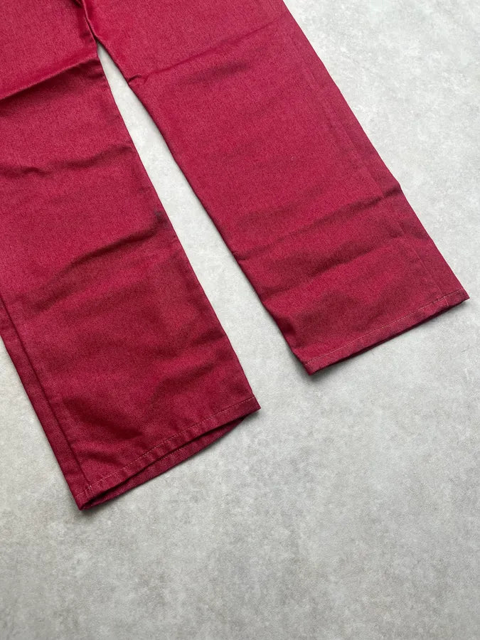 AW2003 Dolce & Gabbana Bordeaux Cozy Pants ikKBlsM 7