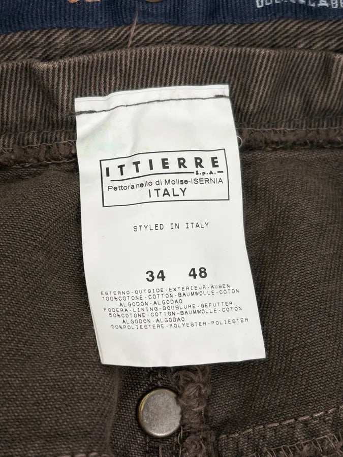 AW2003 Dolce & Gabbana Brown Detachable Waist Zip Pants NeOcbFz 11