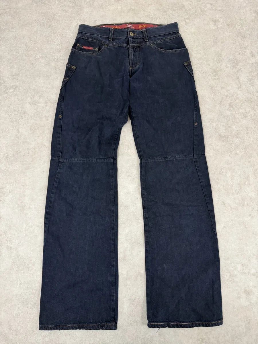 AW2003 Dolce & Gabbana Cargo Navy Jeans  DcMbdkI 0