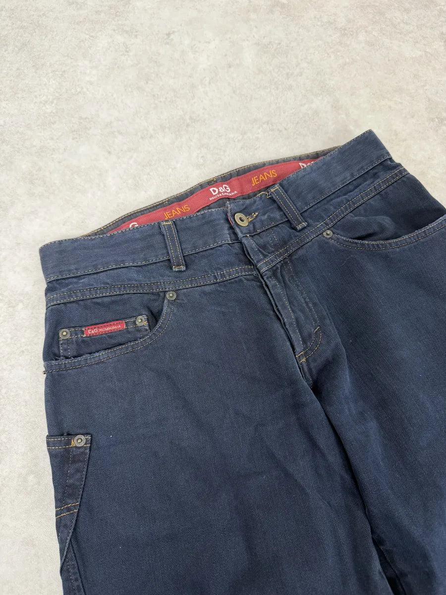 AW2003 Dolce & Gabbana Cargo Navy Jeans  DcMbdkI 10