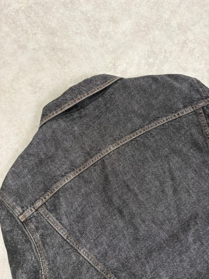 AW2003 Dolce & Gabbana Dark Grey Denim Jacket qqUaeQC 8