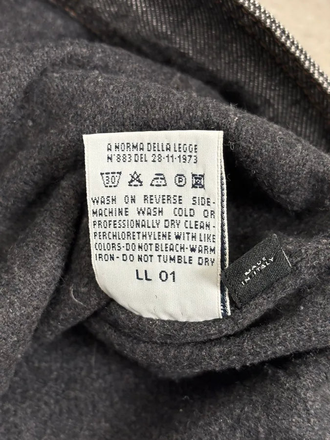 AW2003 Dolce & Gabbana Dark Grey Denim Jacket qqUaeQC 12