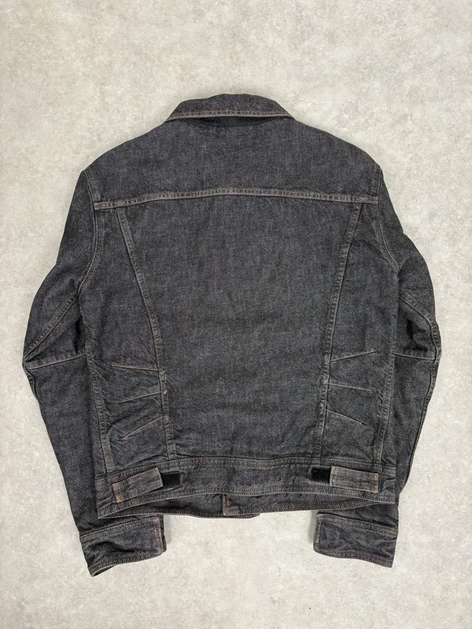 AW2003 Dolce & Gabbana Dark Grey Denim Jacket qqUaeQC 6