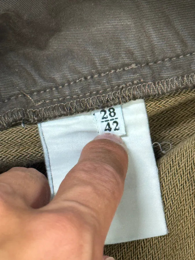 AW2003 Dolce & Gabbana Double Waisted Blue Cargo Denim Jeans fnRCjsB 7