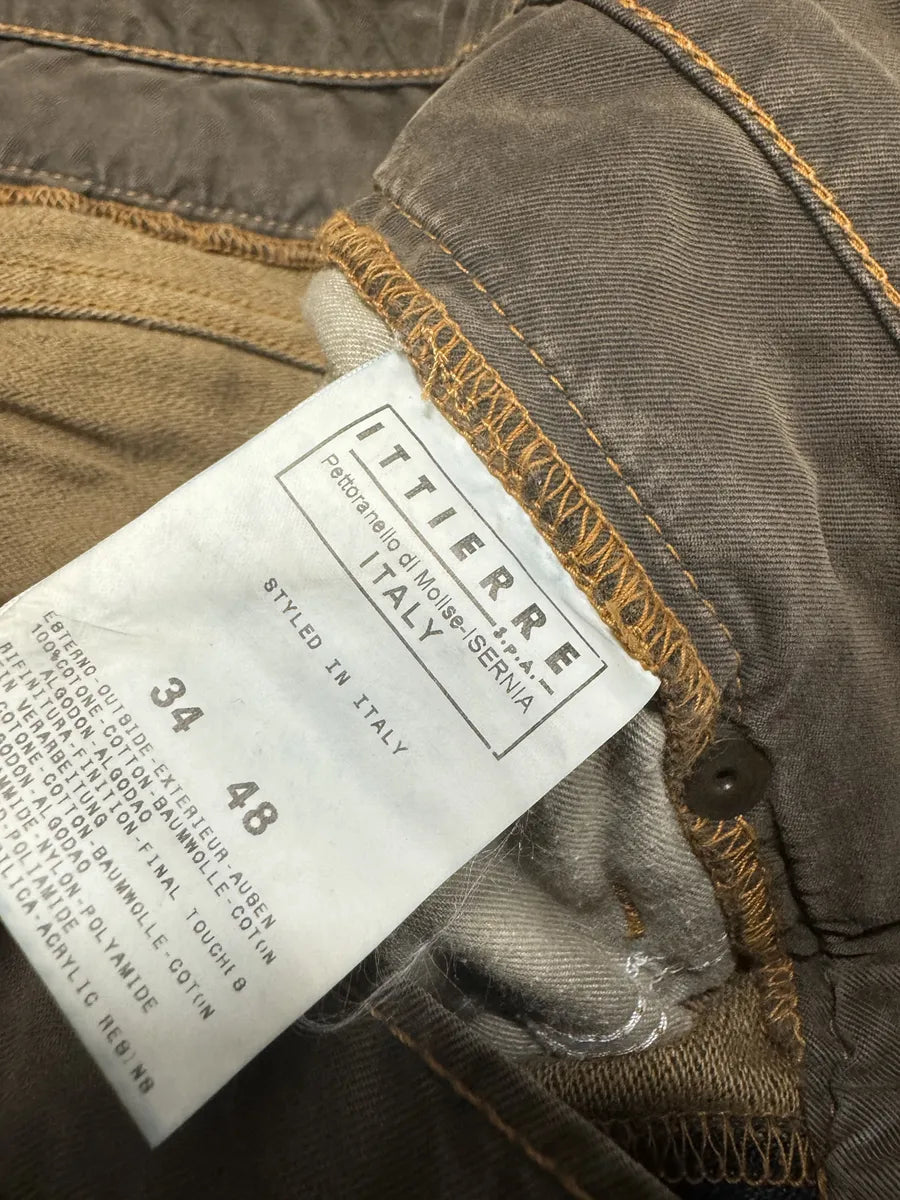 AW2003 Dolce & Gabbana Double Waisted Blue Denim Cargo Jeans zDDMVls 8