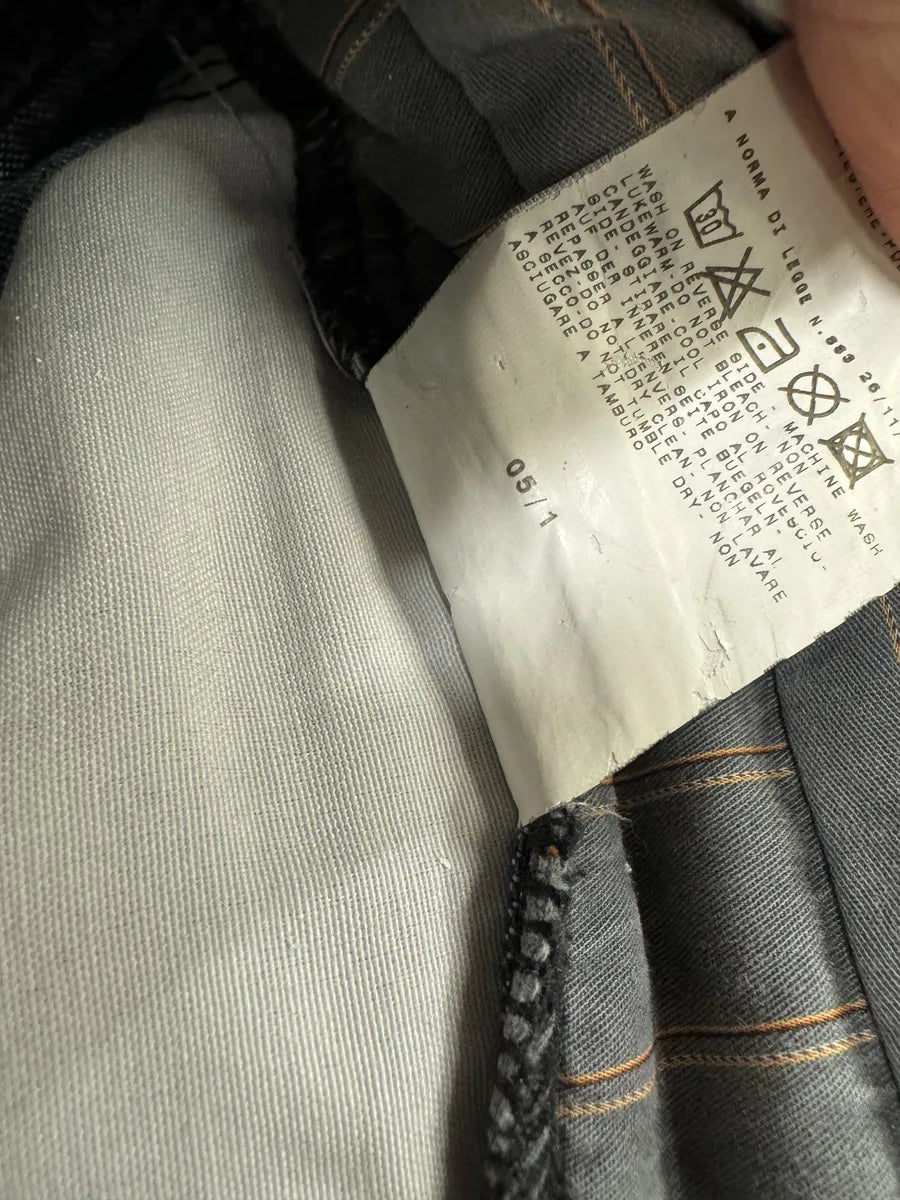 AW2003 Dolce & Gabbana Double Waisted Fade Denim Jeans (S) 6