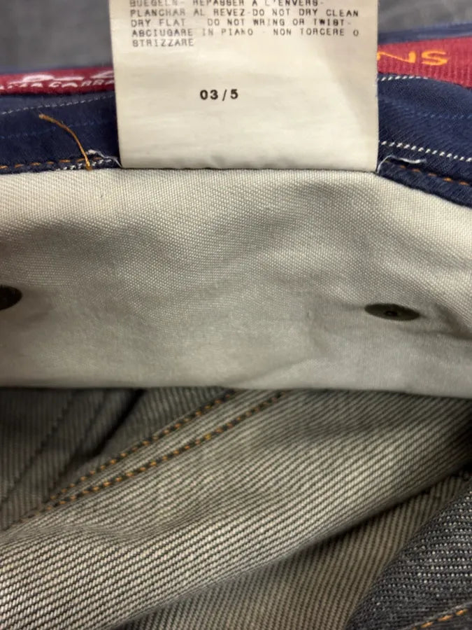 AW2003 Dolce & Gabbana Double Waisted Grey Denim Shorts ZGCWDPU 11