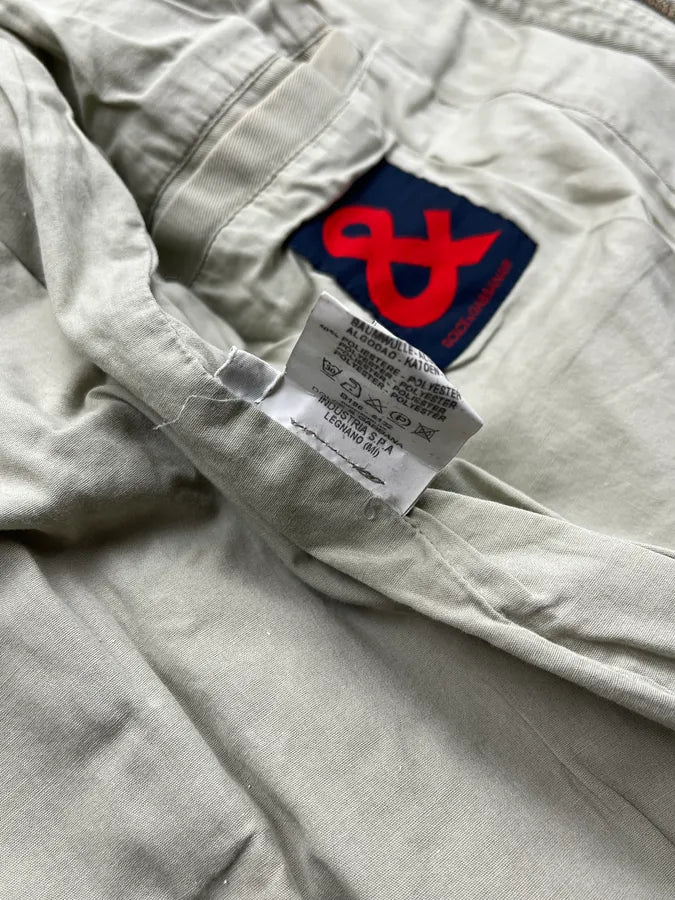 AW2003 Dolce & Gabbana Faded Grey Cargo Military Bondage Jacket ylQBWbT 10