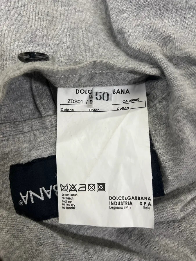 AW2003 Dolce & Gabbana Faded Stone Washed Denim Jacket (M) 11