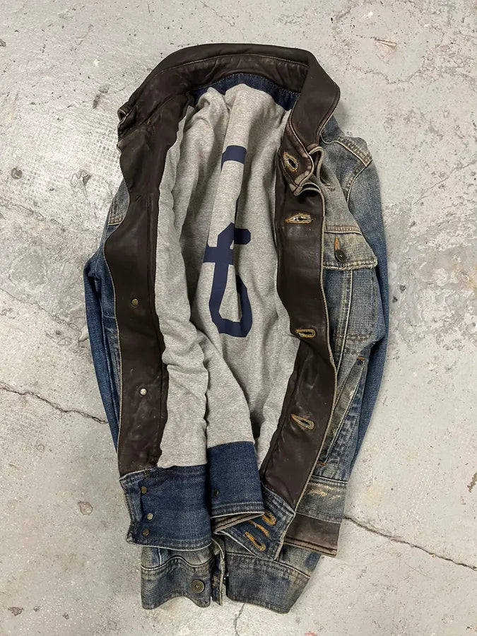 AW2003 Dolce & Gabbana Faded Stone Washed Denim Jacket (M) 6