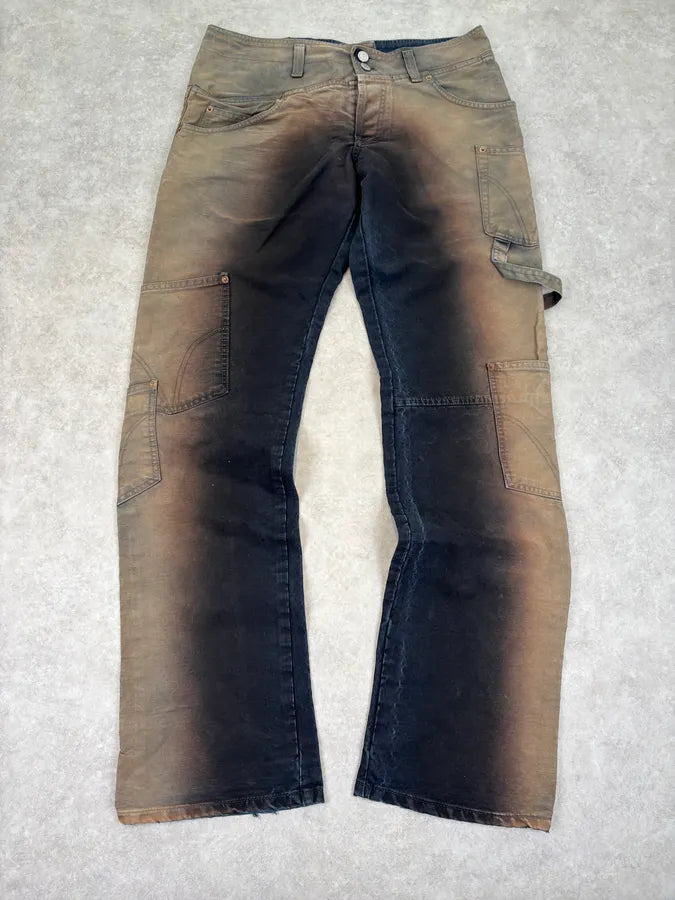 AW2003 Dolce & Gabbana Gradient Bronze Cargo Pants LHeEpUZ 0