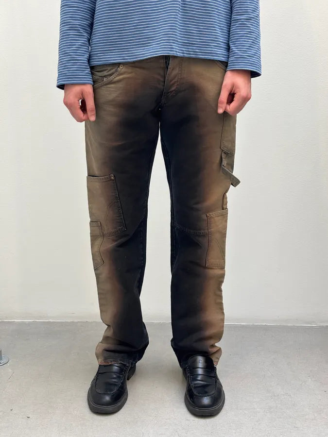 AW2003 Dolce & Gabbana Gradient Bronze Cargo Pants LHeEpUZ 1