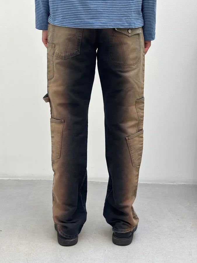 AW2003 Dolce & Gabbana Gradient Bronze Cargo Pants LHeEpUZ 2