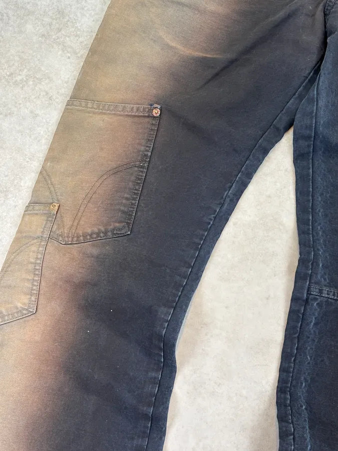 AW2003 Dolce & Gabbana Gradient Bronze Cargo Pants LHeEpUZ 9