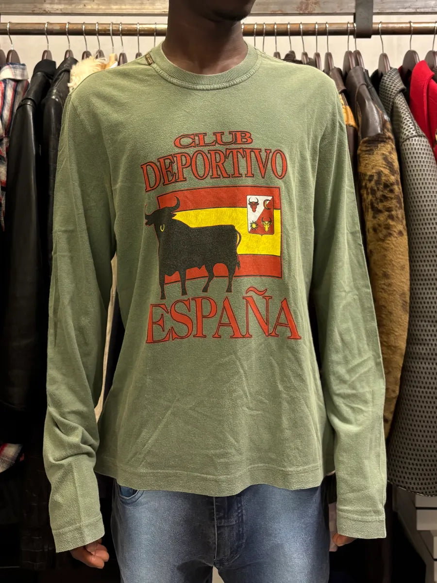 AW2003 Dolce & Gabbana Green Bull Club Spain Longsleeves snMONbT 1