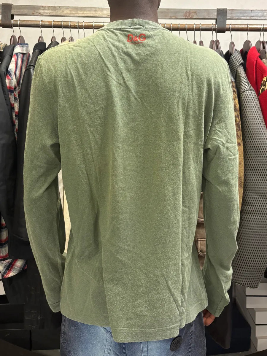 AW2003 Dolce & Gabbana Green Bull Club Spain Longsleeves snMONbT 2