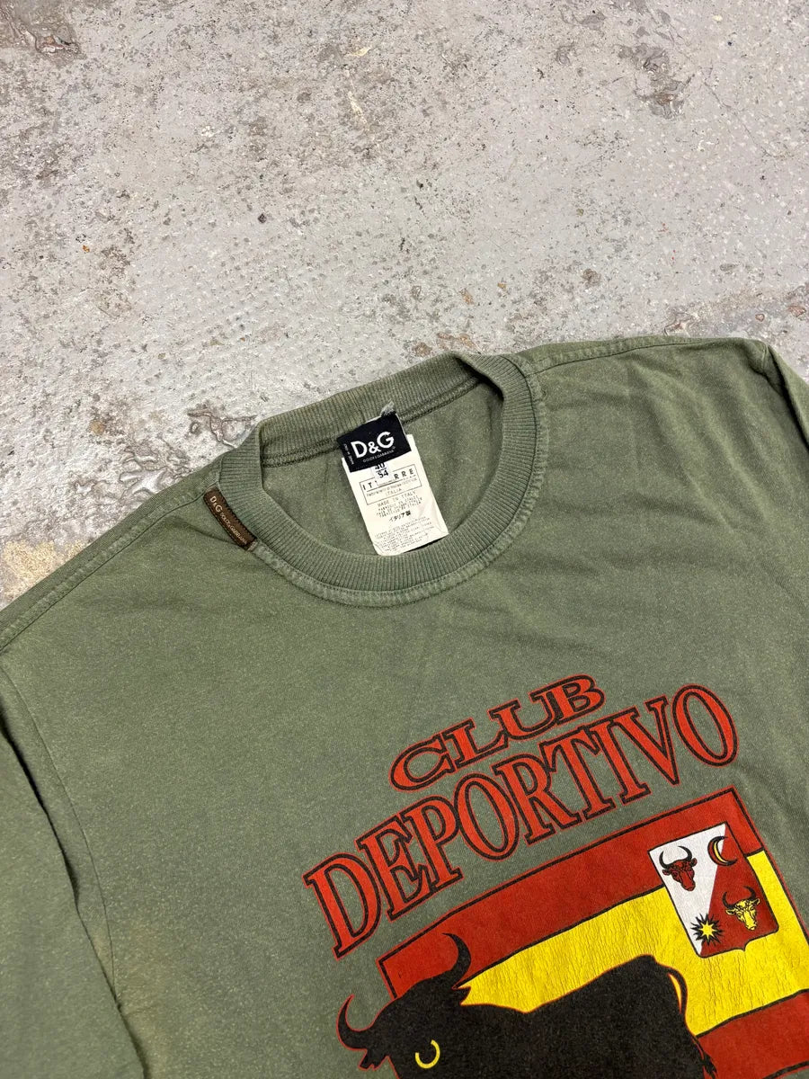 AW2003 Dolce & Gabbana Green Bull Club Spain Longsleeves snMONbT 5