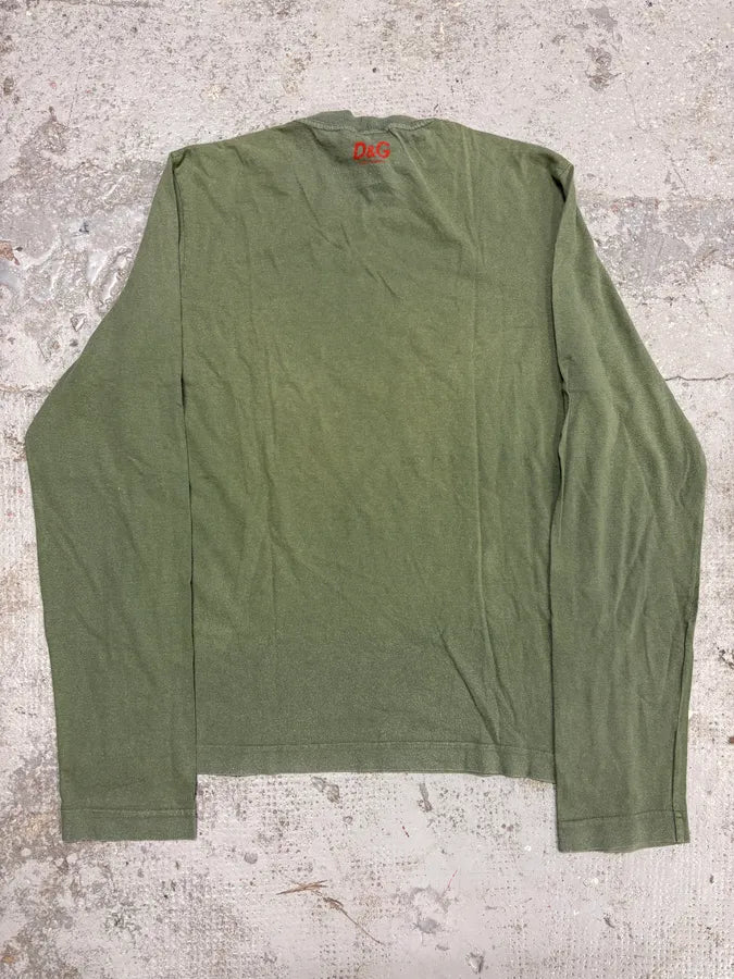 AW2003 Dolce & Gabbana Green Bull Club Spain Longsleeves snMONbT 9