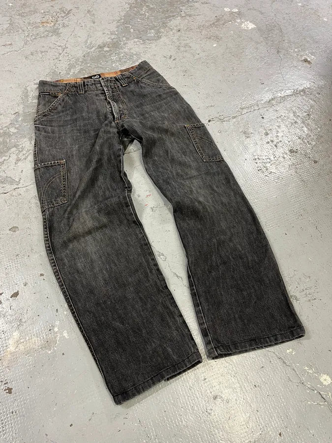 AW2003 Dolce & Gabbana Grey Brut Cargo Denim Jeans XhPTIFm 4