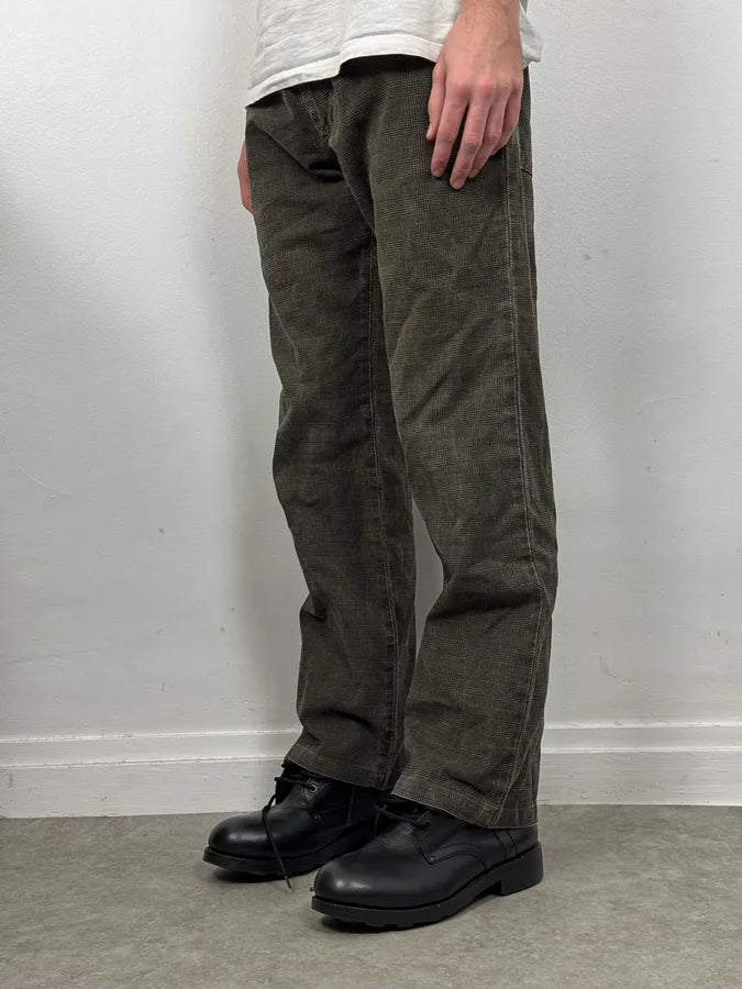 AW2003 Dolce & Gabbana Grey Checkered Pants mQmDTGE 2