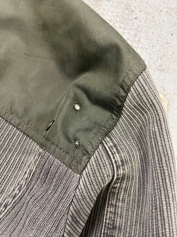 AW2003 Dolce & Gabbana Grey Corduroy & Green Jacket cJaANcR 7