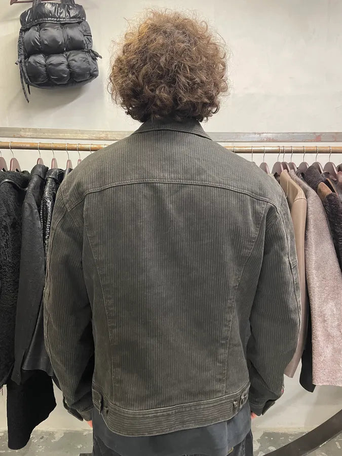 AW2003 Dolce & Gabbana Grey Corduroy Buttoned Jacket weioyaT 2